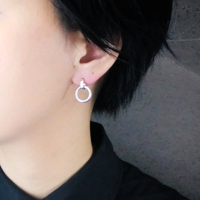 【CS200107】Sterling Silver Dangle Earrings