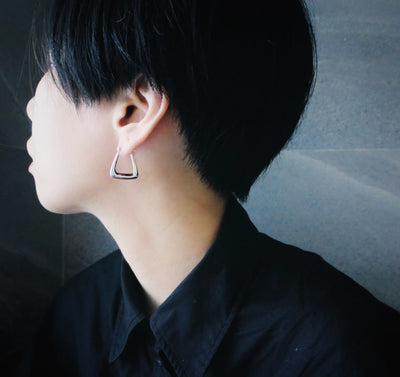 【CS200203】Sterling Silver Hoop Earrings