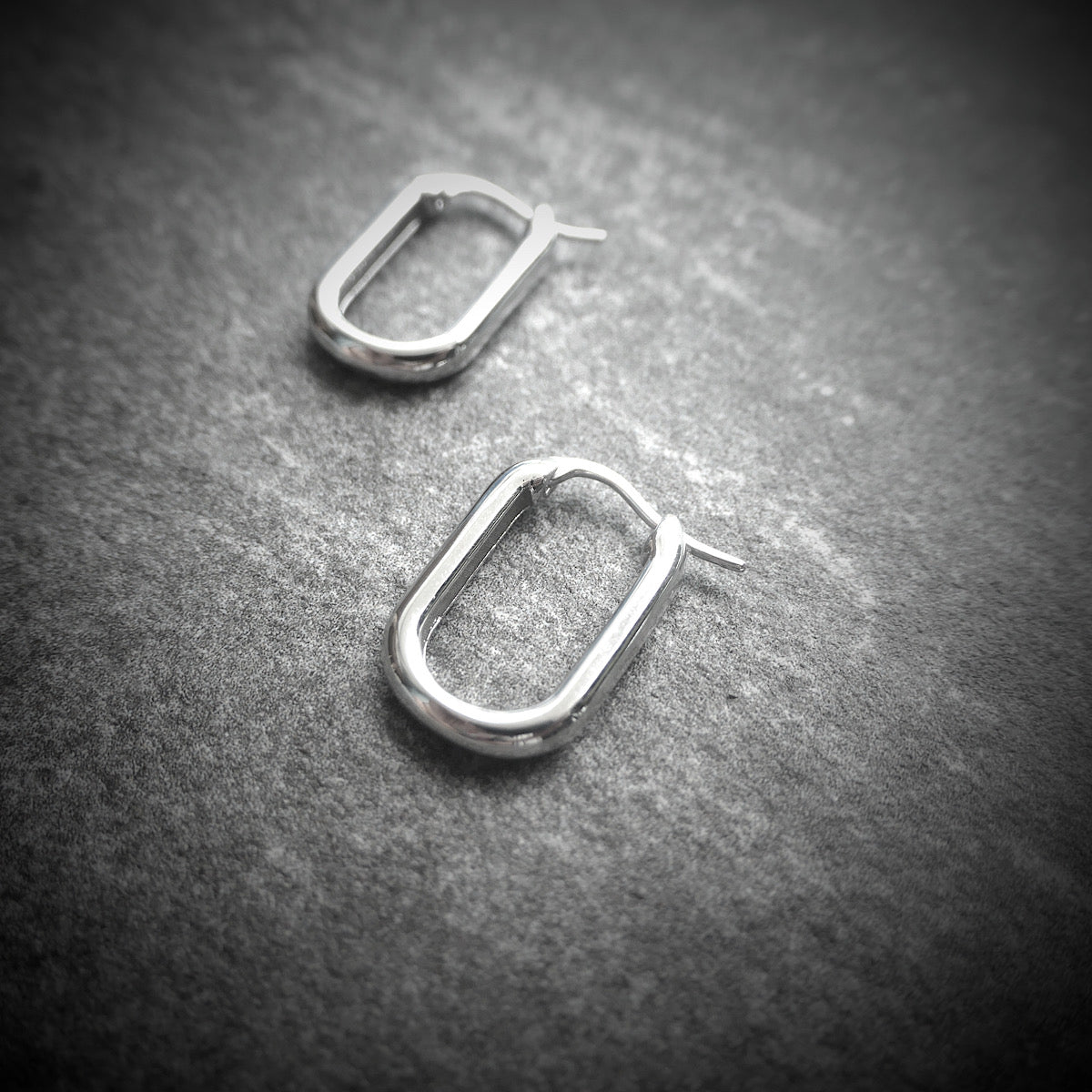 【CS191205】Sterling Silver Hoop Earrings