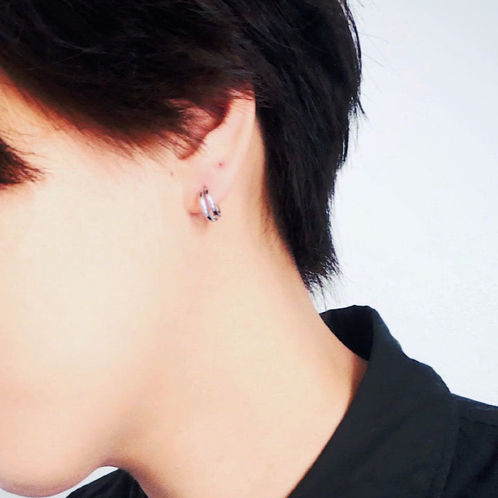 ツインライン フープピアス（シルバー925）| SMUK公式通販